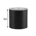 3D Nano Carbon Fiber Car Tape Black Car Door Edge Guards Side Mirror Anti-Scratch Collision Strip Waterproof Protector Film Tape